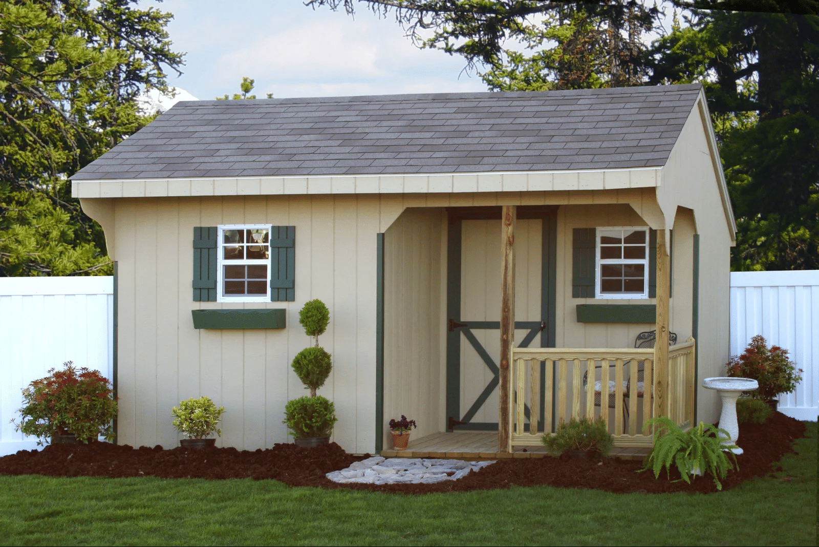 Cottage Sheds With Porches in GA