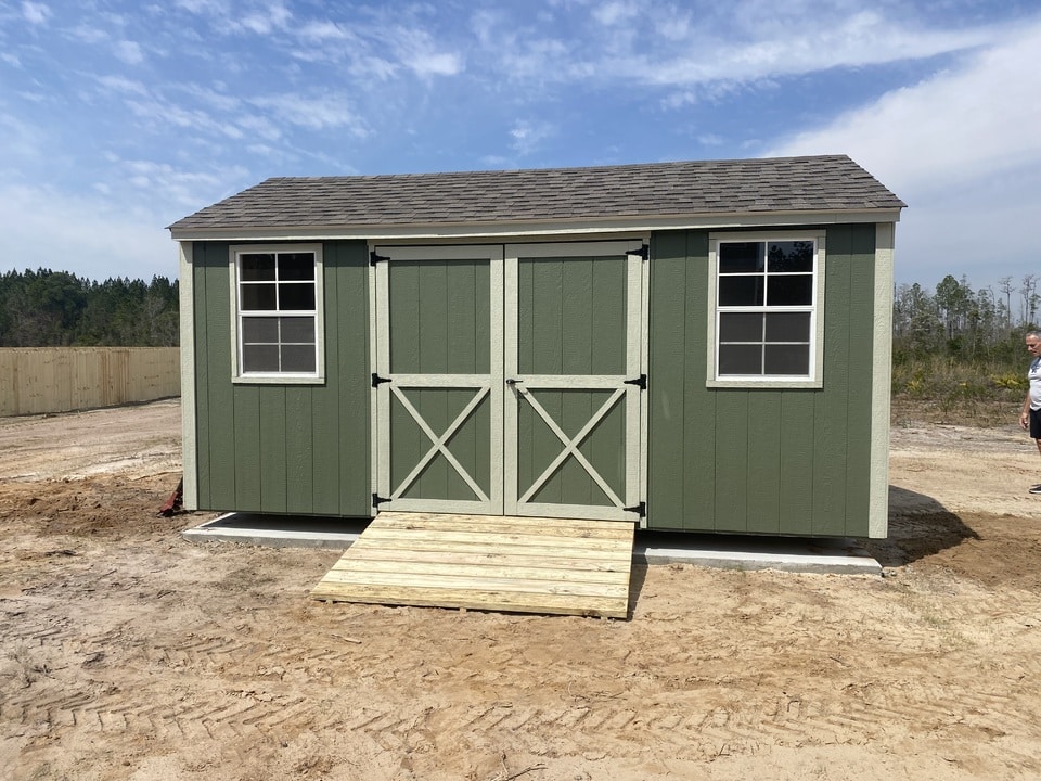 10x16 Utility Shed in Allenhurst GA