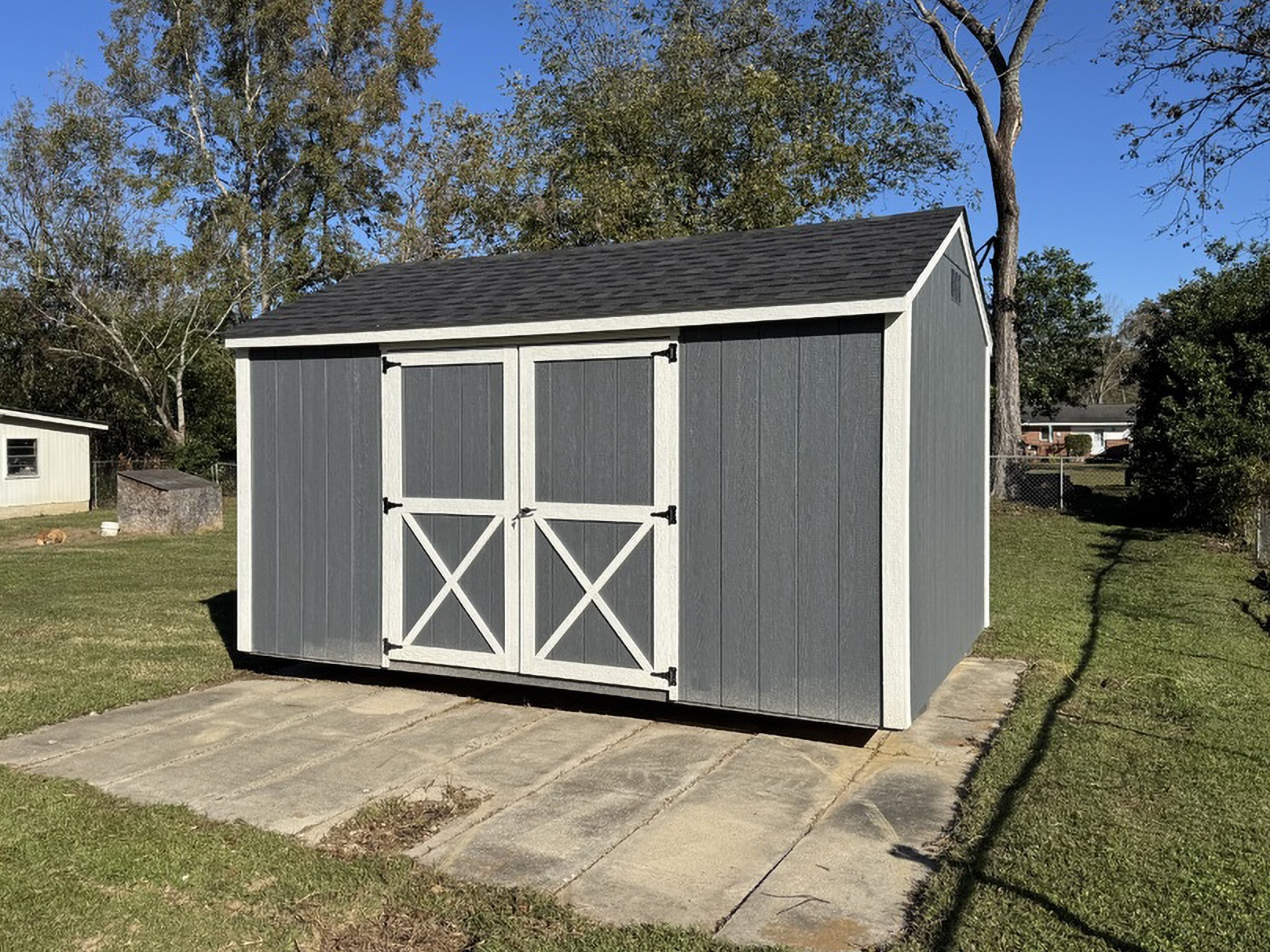 10x14 Utility Shed in Wrightsville GA