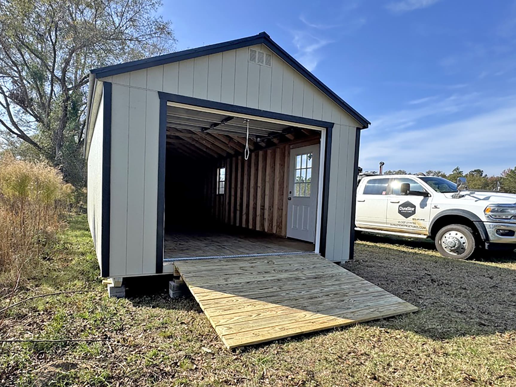 14x32 Garage Shed in Cadwell GA 2