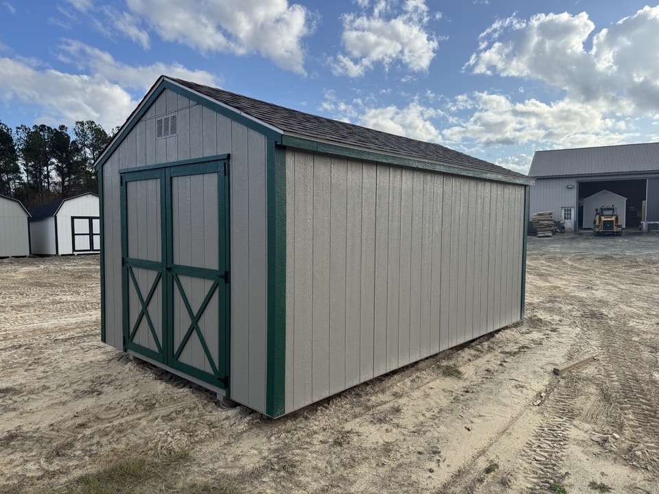 Clay colored 10x16 Utility Shed in Vidalia GA