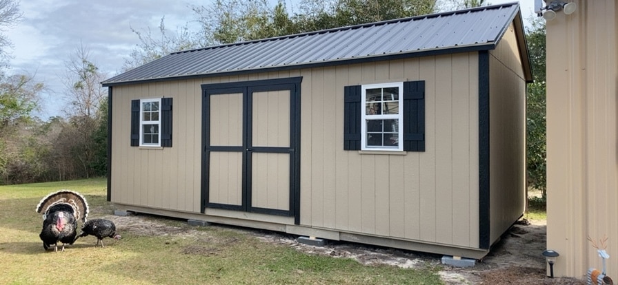 12x24 garden shed in South Brooklet GA