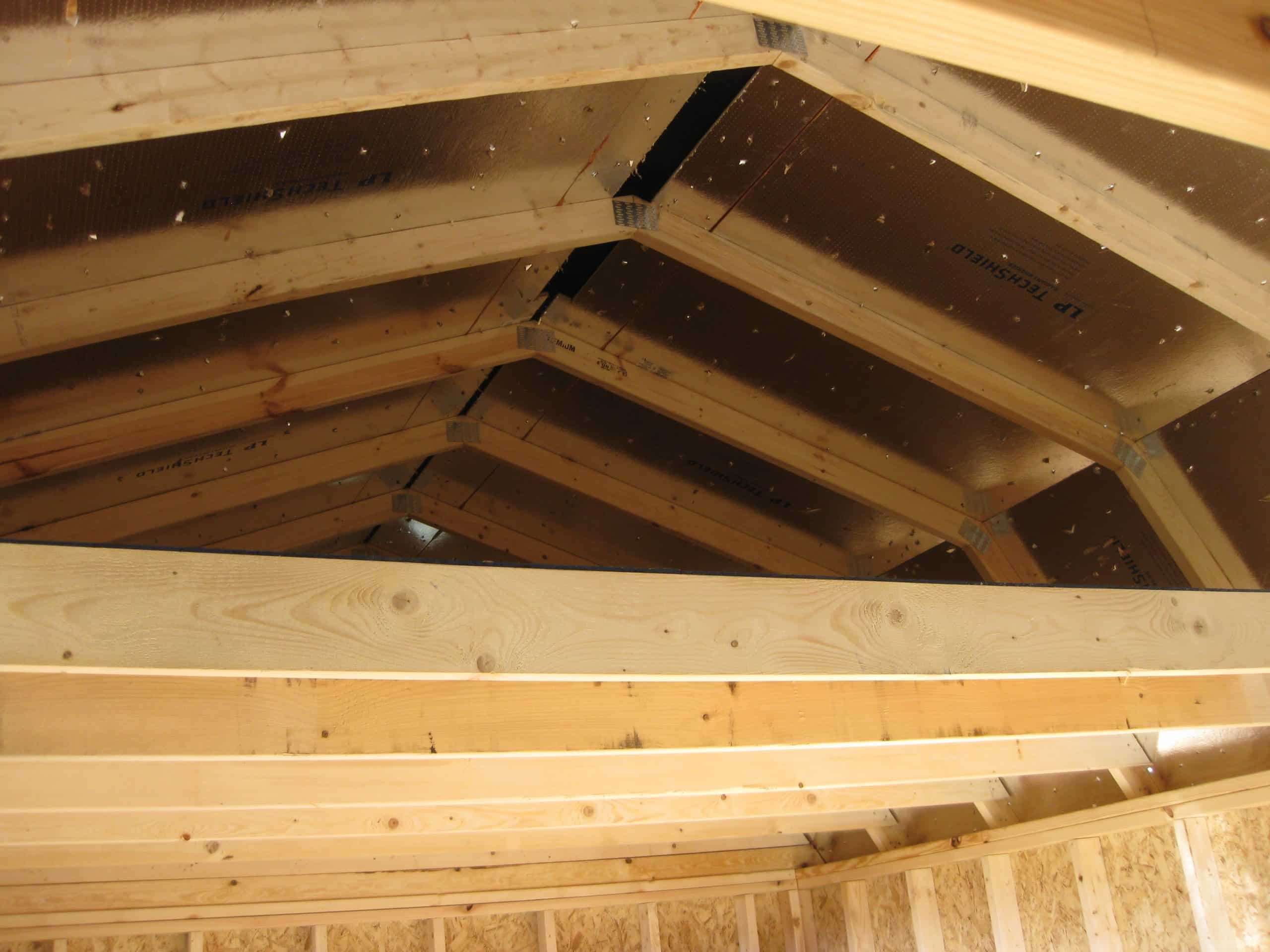 sheds and garages rafters