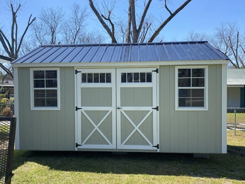 utility shed in Wrightsville, GA