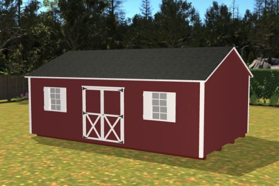 16x24 shed design in ga