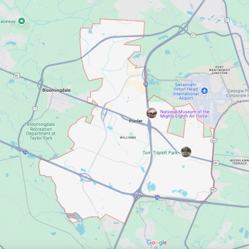 Pooler town map