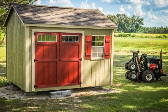 A rent to own shed delivery in Georgia