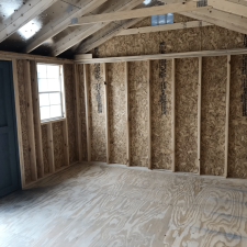 12x20 utility shed interior
