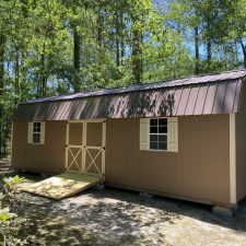 12x32 barn shed with loft in swainsboro ga2