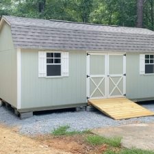 12x24 lofted barn shed in milledgeville ga