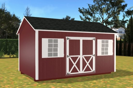 10x16 shed design