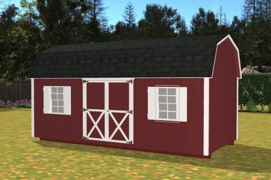 10x20 shed design