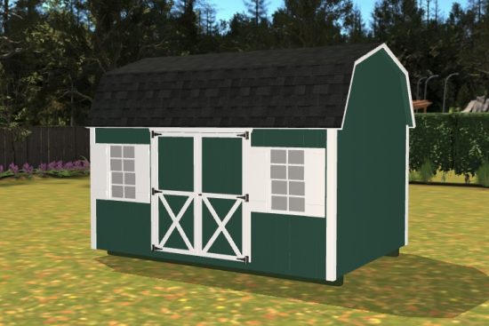 10x14 shed design