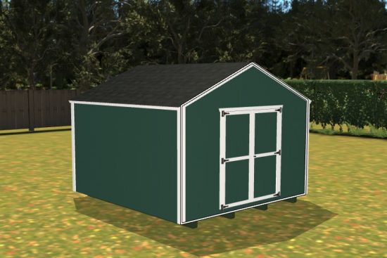 12x12 shed design