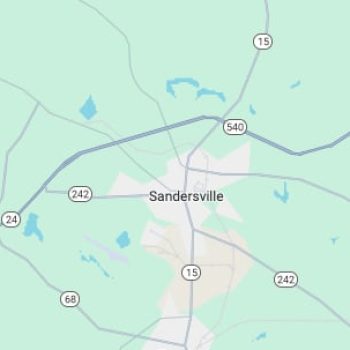 sandersville map