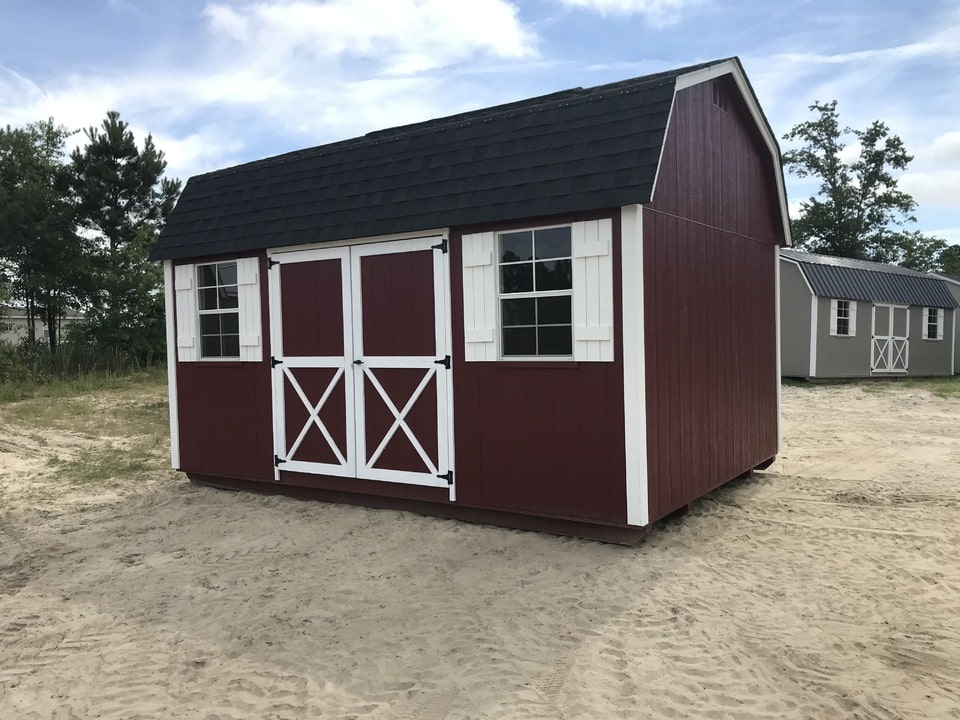 12x16 shed with loft in bartow ga
