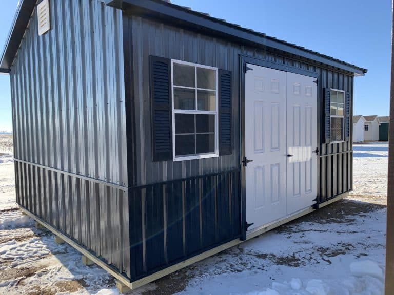 metal shed exterior wall material