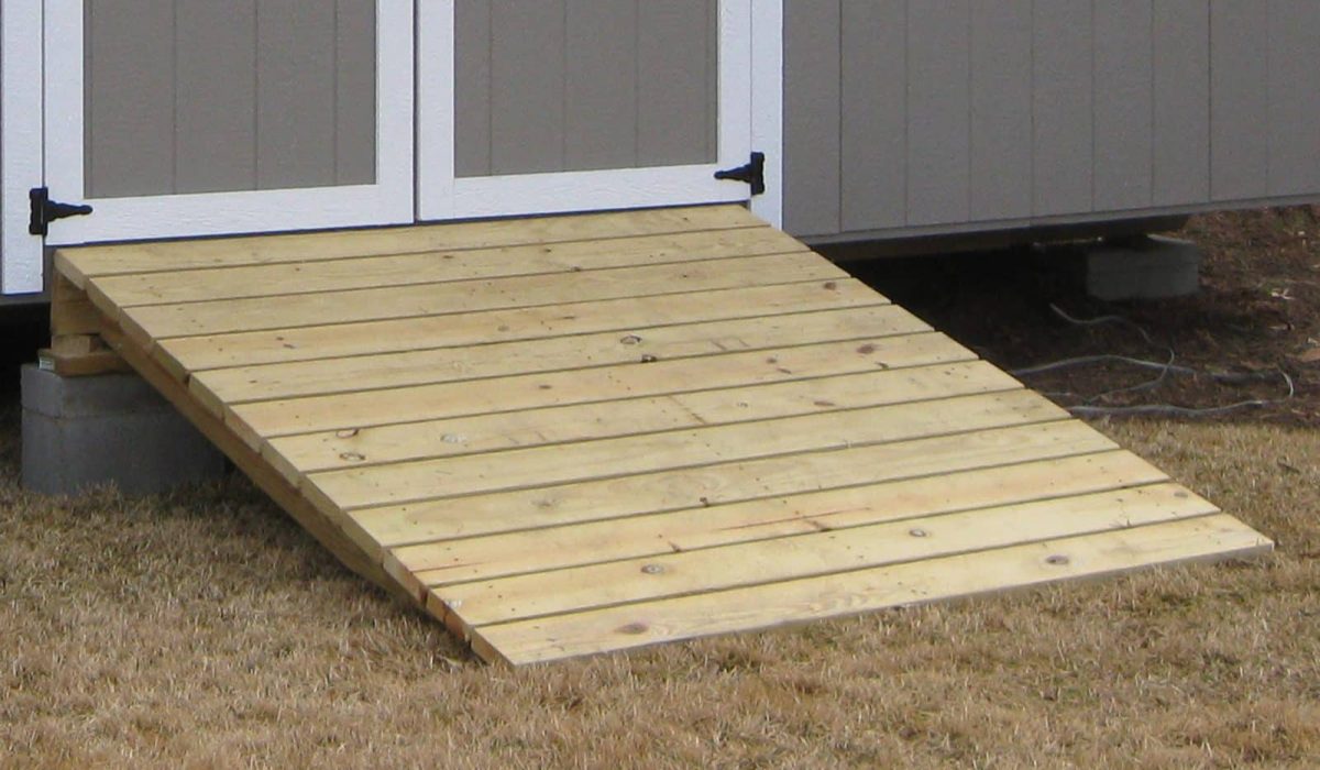 10x16 sheds with ramp