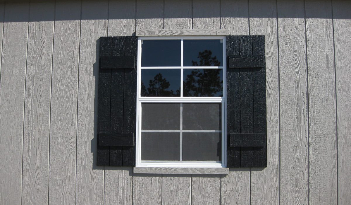 custom sheds windows