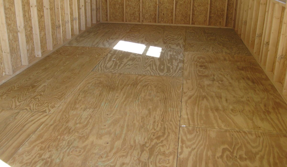 custom sheds flooring