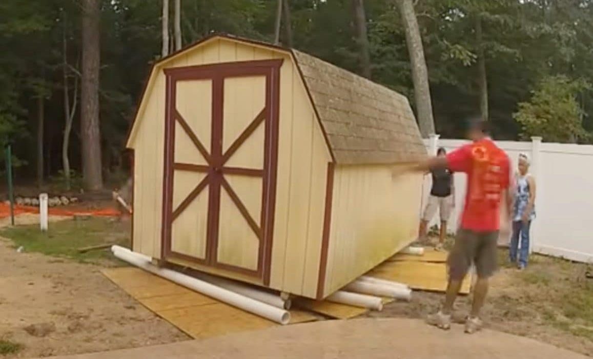 How to move a shed Large