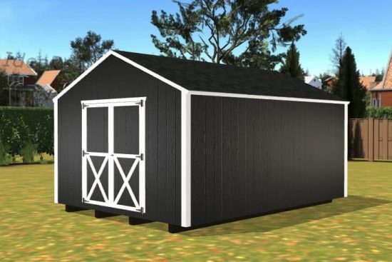 12x16 utility shed design