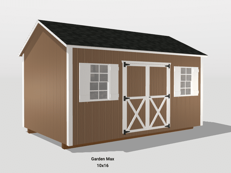 10x16 sheds made with 3d builder